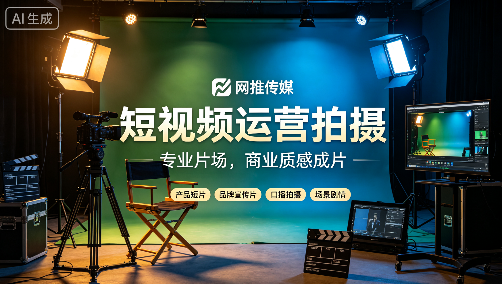 短视频运营宣传图 - 内容创意与分发